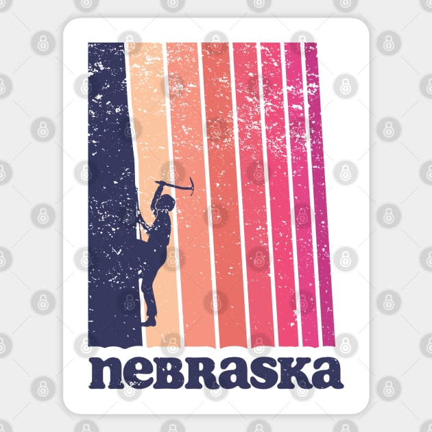 Climb Nebraska! Magnet by CuriousCurios